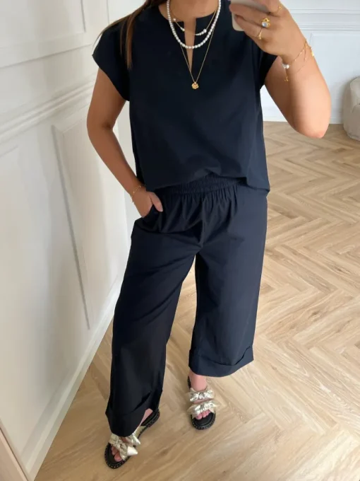 Basic Apparel Silje Bukser Black