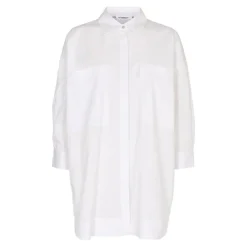 Co'Couture Cotton Crisp Pocket Bluse Hvid