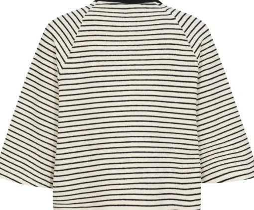 Co'Couture Erin Stripe T-shirt White/Black