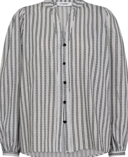Co'Couture Nora V Skjorte White/Black