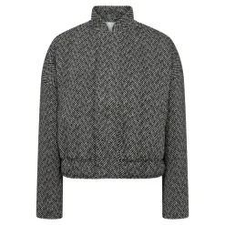 Co'Couture Tweedy Bomber Jakke Black