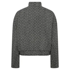 Co'Couture Tweedy Bomber Jakke Black