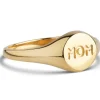 Enamel Mom Signet Ring