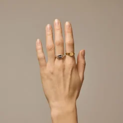 Enamel Mom Signet Ring