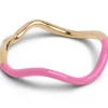 Enamel Sway Ring Pink
