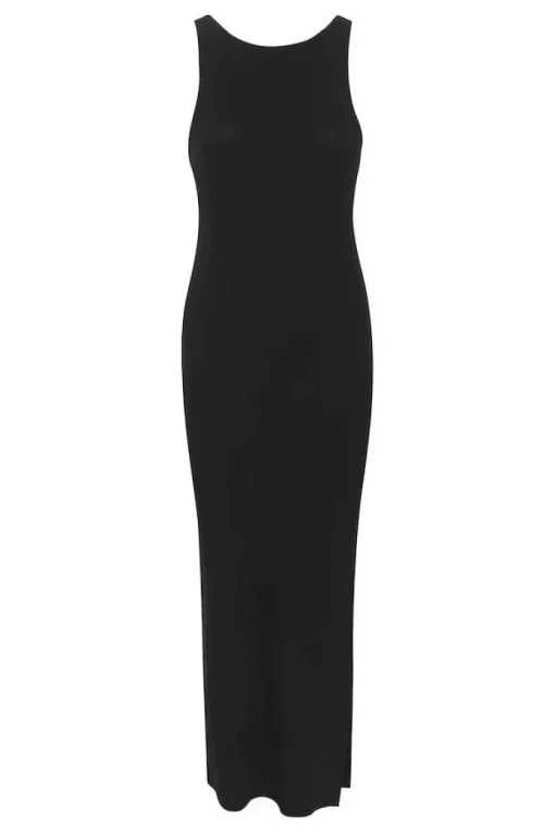Gestuz Drew SL Reversible Long Kjole Black NO25