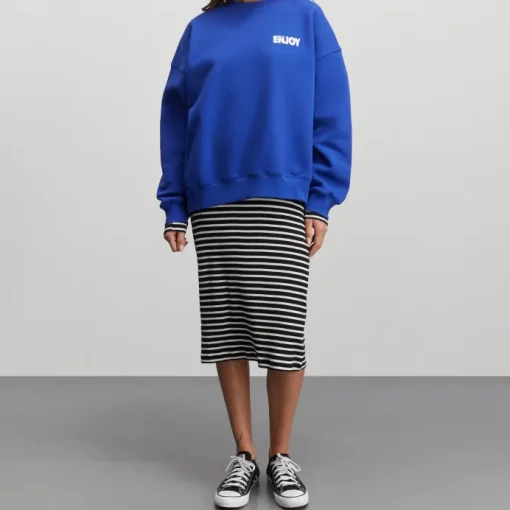 Mads Nørgaard Organic Sweat Atli Sweatshirt Bluing