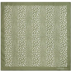 Mads Nørgaard Soft Cotton Self Tørklæde Mosstone/Sylvan Green