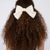 Neo Noir Bow Hårklemme Off White