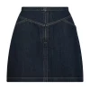 Neo Noir Gabani Denim Nederdel Dark Blue