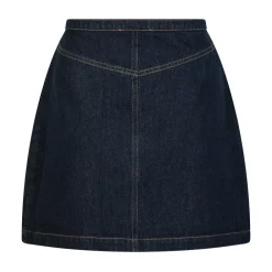 Neo Noir Gabani Denim Nederdel Dark Blue