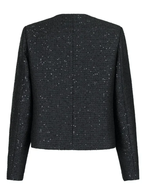 Neo Noir Helina Sequins Jakke Black