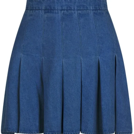 Neo Noir Laurina Denim Nederdel Dark Blue