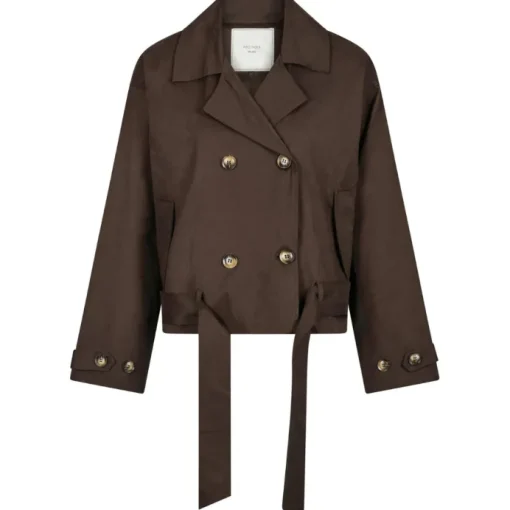 Neo Noir Sia F Jakke Chocolate Brown