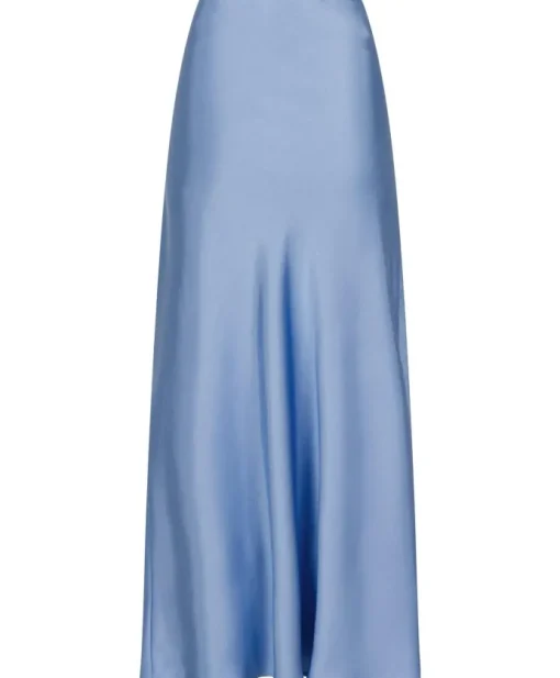 Neo Noir Vicky Heavy Sateen Nederdel Smoke Blue NOS25