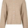 Neo Noir Vilja Strikcardigan Sand Melange
