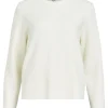 Object Reynard Square Sleeve O-Neck Strik Cloud Dancer NO25