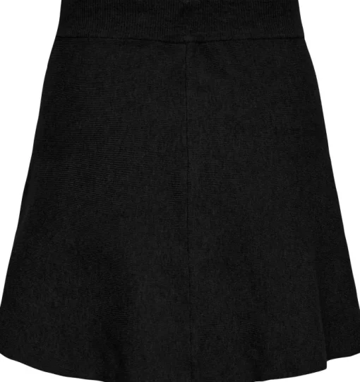 Only Cosima Short Skater Nederdel Black