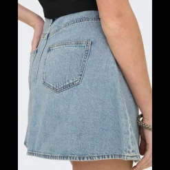Only Eden A Nederdel Light Blue Denim