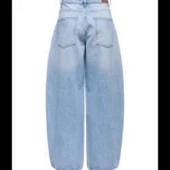 Only Taylor HW Barrel Denim Jeans Light Blue Denim