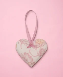 Sissel Edelbo Megan Heart Silk Juleornament