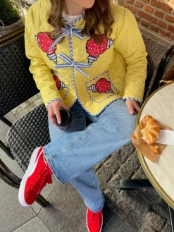 Sissel Edelbo Penny Jakke Popcorn Rose