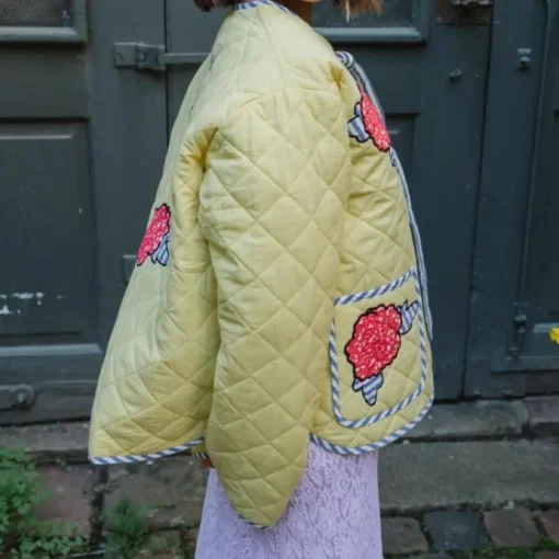 Sissel Edelbo Penny Jakke Popcorn Rose