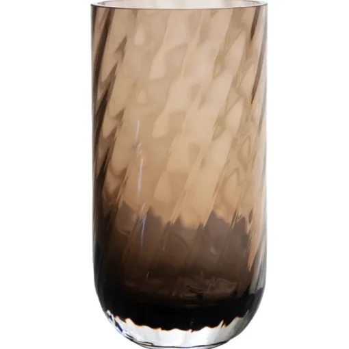 Specktrum Meadow Swirl Cylinder Vase Small Topaz